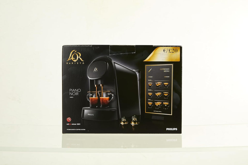 Machine à Café L'Or Barista Original LM8012/60 Noir – Double Capsule, Expresso 19 Bars