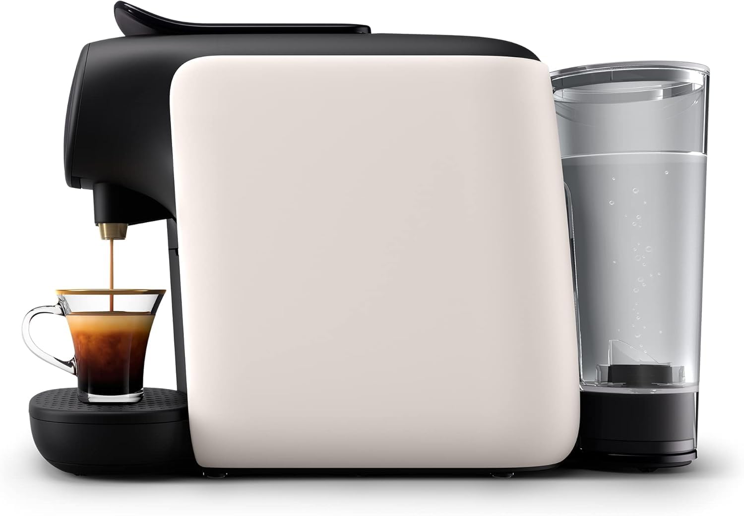 Machine à Café L'Or Barista Sublime LM9012/00 Blanc – Capsules XXL, Double Tasse