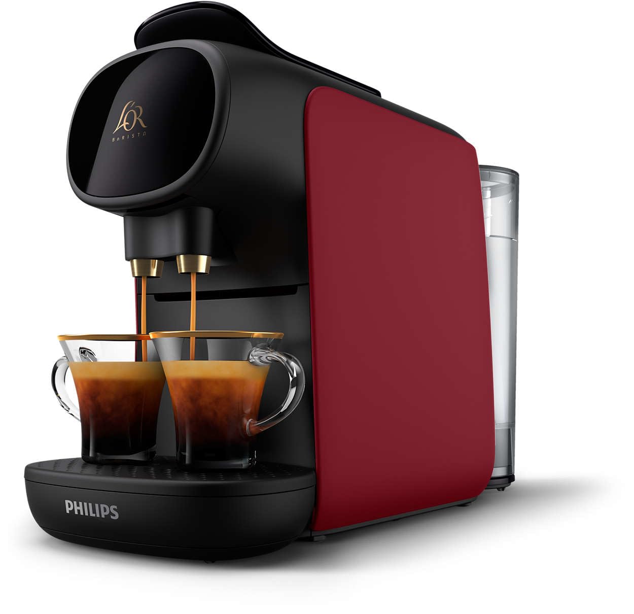 Machine à Café Dosette L'Or Sublime LM9012/50 Rouge – Cafetière Expresso 19 Bars