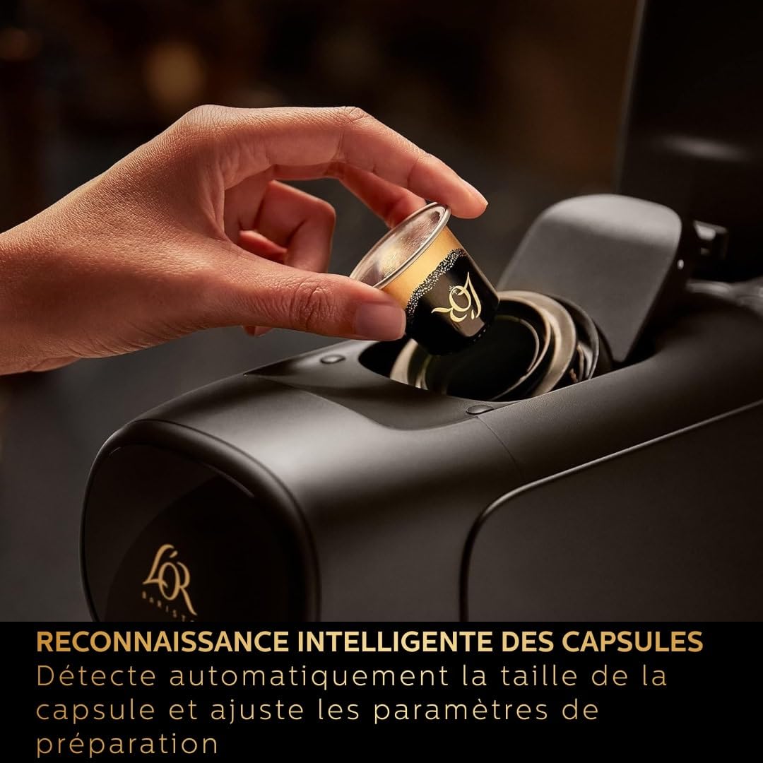 Machine à Café L'Or Barista LM9012/66 Noir – Double Dose 19 Bars