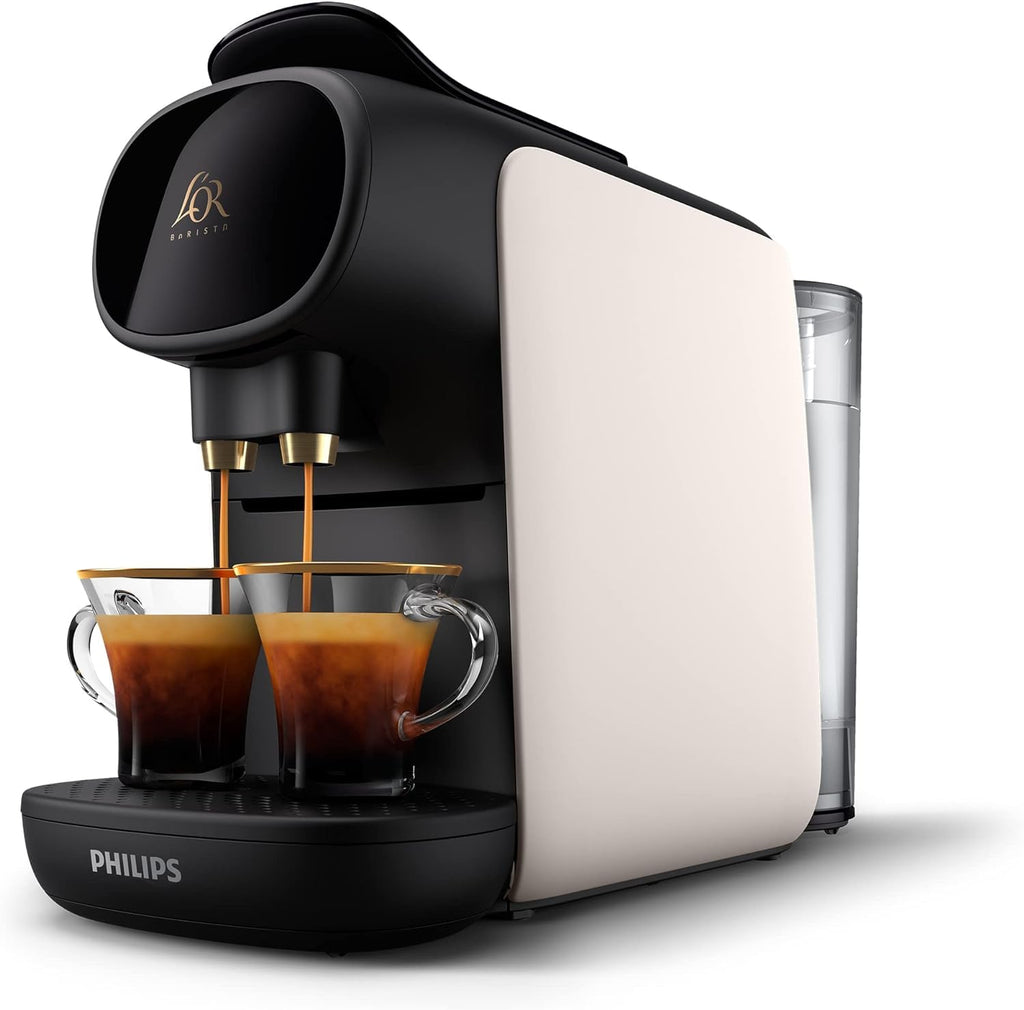 Machine à Café L'Or Barista Sublime LM9012/00 Blanc – Capsules XXL, Double Tasse