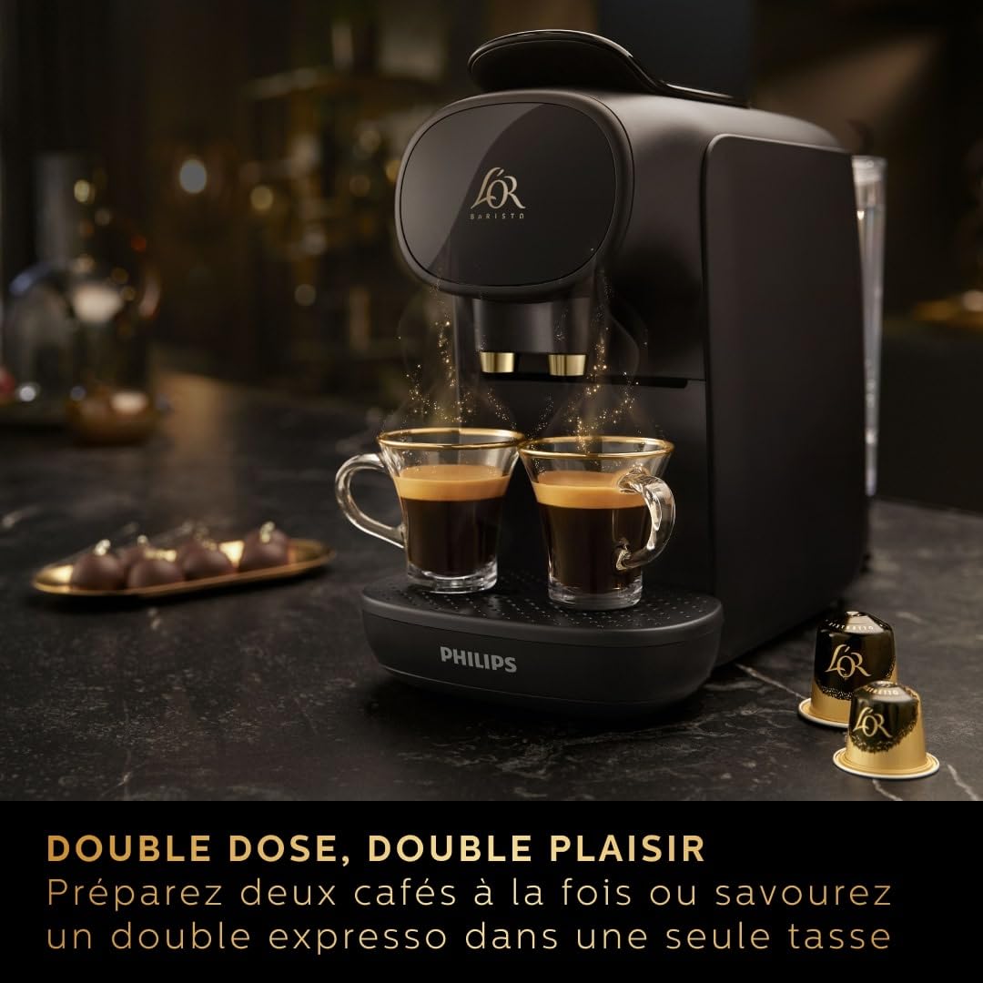 Machine à Café L'Or Barista LM9012/66 Noir – Double Dose 19 Bars