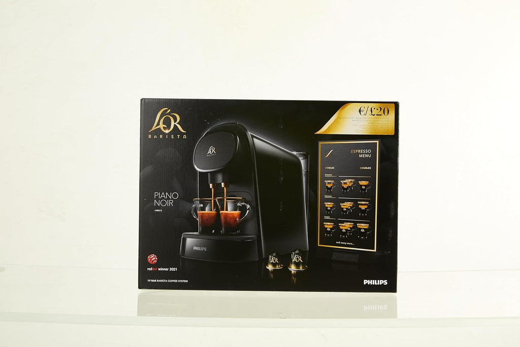 Machine à Café L'Or Barista Original LM8012/60 Noir – Double Capsule, Expresso 19 Bars