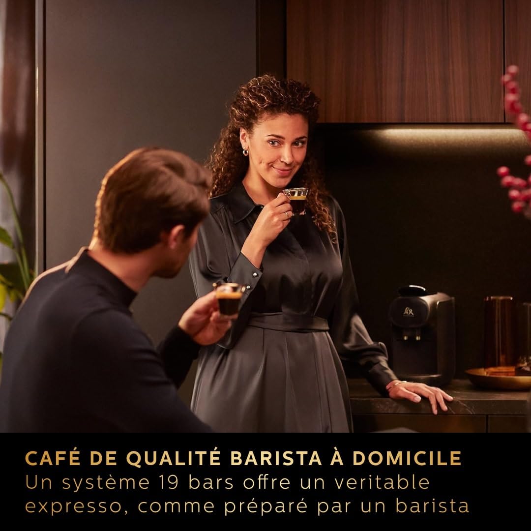 Machine à Café L'Or Barista LM9012/66 Noir – Double Dose 19 Bars