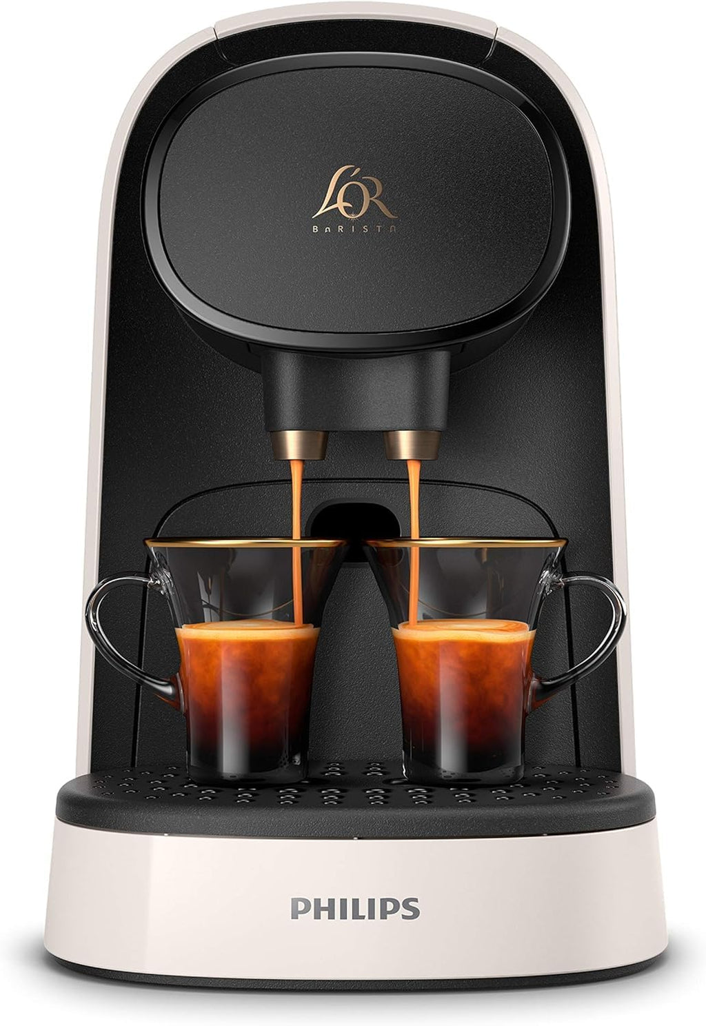 Machine à Café L'Or Barista Original LM8012/00 Blanc – Double Capsule, 19 Bars